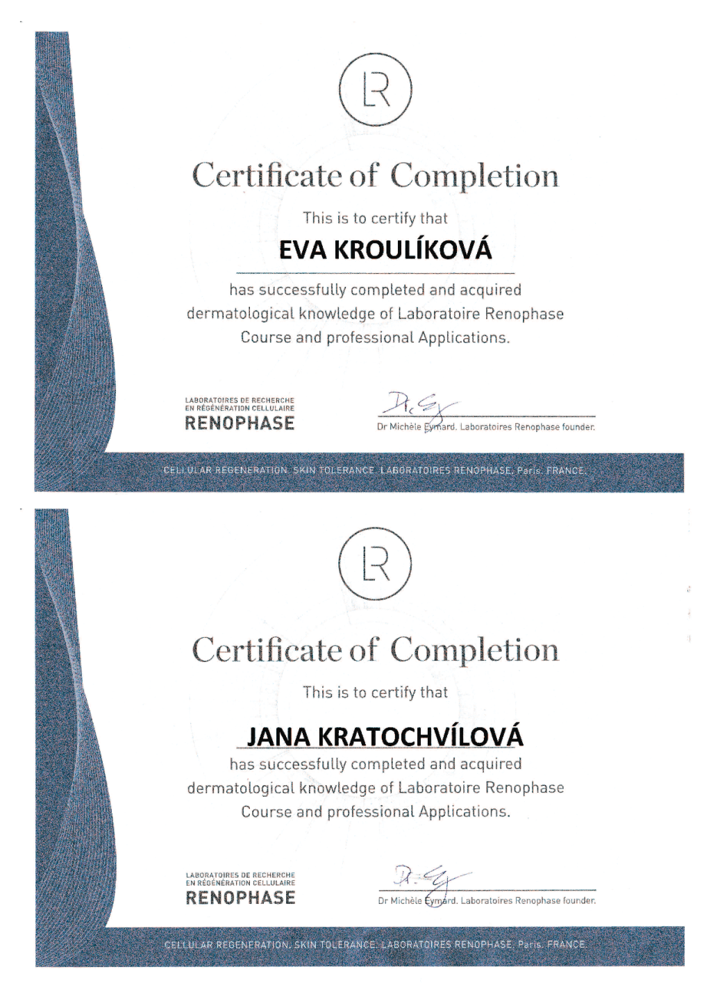 certifikace Renophase pro SlimFOX