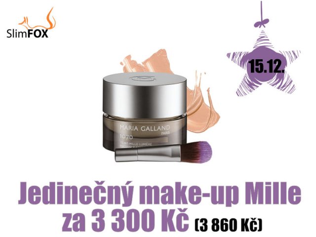 15.12. Luxusní make-up Mille -15%