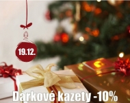 19.12. Sleva na všechny dárkové kazety 10%