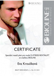 Certifikát D-stress