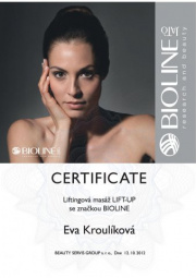 Certifikát LiftUp
