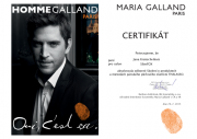 Certifikát pro pánské ošetření Thalasso od Maria Galland