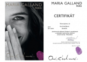 Certifikát pro ošetření oční Thalasso od Maria Galland