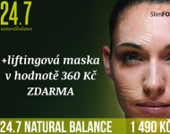 Ošetření 24.7 Natural Balance LUX + ESA PEPTIDE liftingová maska ZDARMA