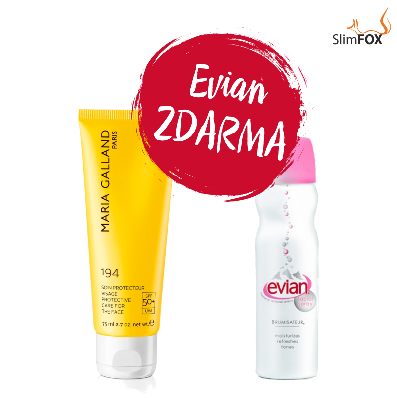 Opalovací krém a spray Evian