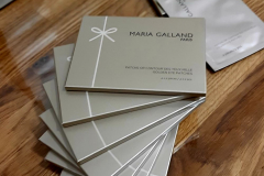 Zlatá oční maska Maria Galland Mille